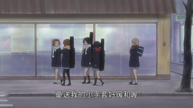 Four Girls in front of Music Store