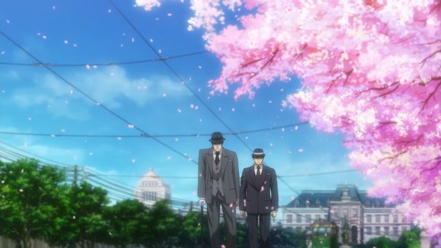 Secret Meeting in Front of the National Diet Building