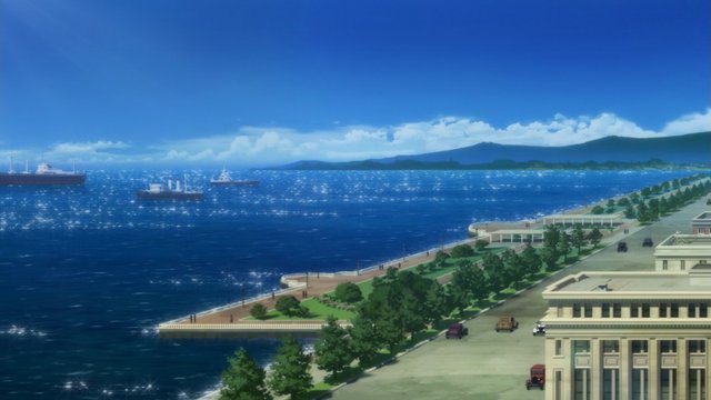 Yamashita Park scene