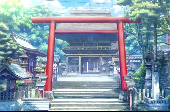 Aoi Aso Shrine Scene