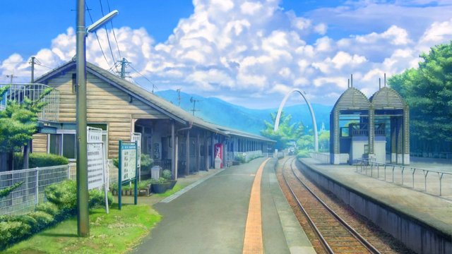 Railway line outside Yunomae Station