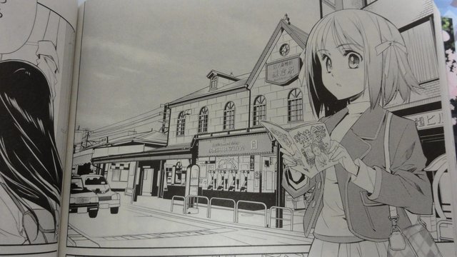 Retro wooden station building