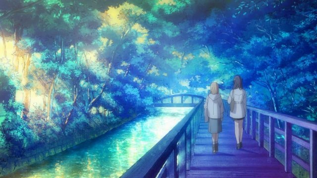 河边步道散步