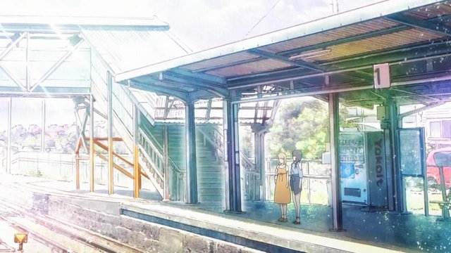 JR line station platform