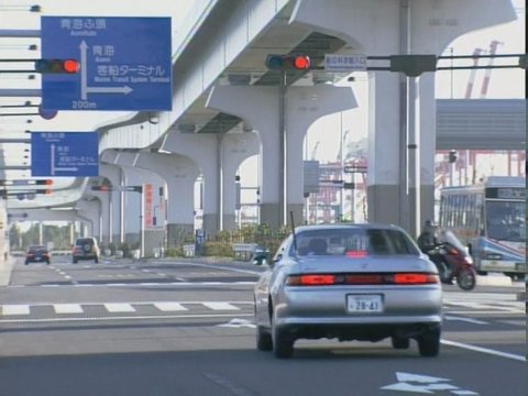 船の科学館入口交差点