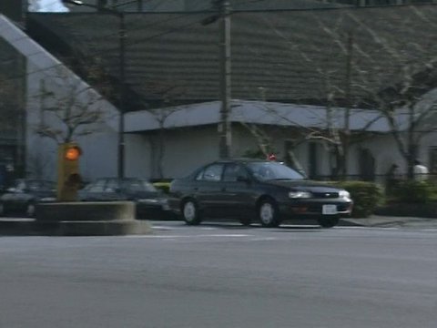 Church front scene