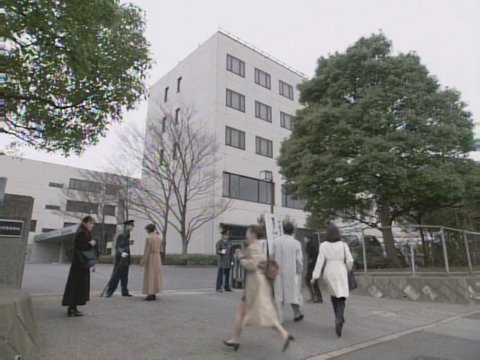 Large training institute front plaza