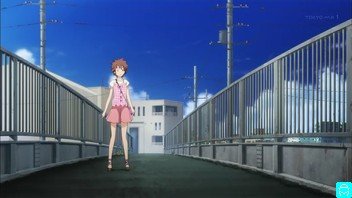Footbridge scene