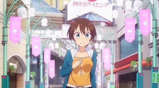 Aoba's first day walk to work