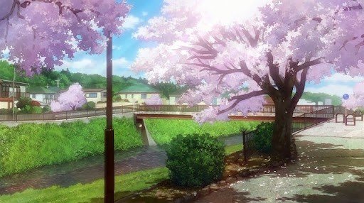 Bridge Aoba crosses on her first day