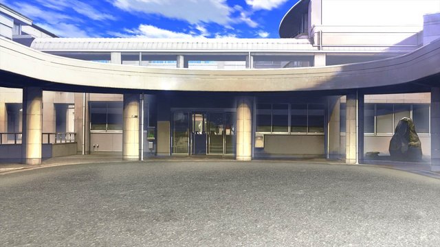 Prefectural high school gate