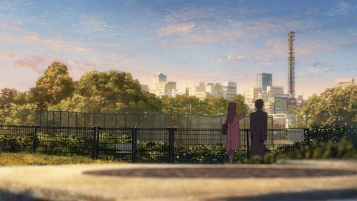 Mitsuha on the twilight slope