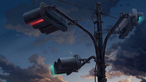 Capital Expressway Exit Traffic Light