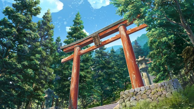 Your Name. Hie Shrine Steps