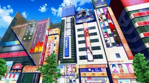 秋葉原のアニメチェーン店