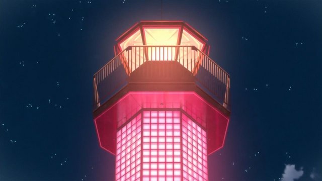 Takamatsu Port Red Lighthouse