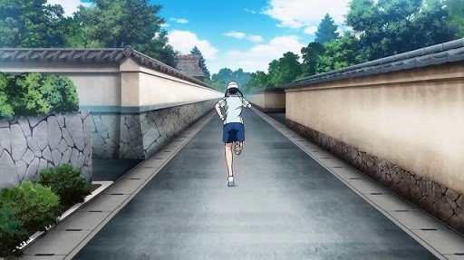 Street in front of a shrine