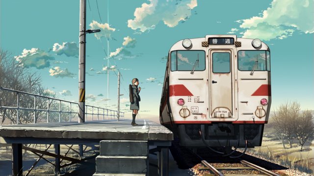 Station farewell scene