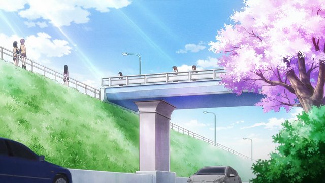Daily Commute on Heiwa Bridge Street