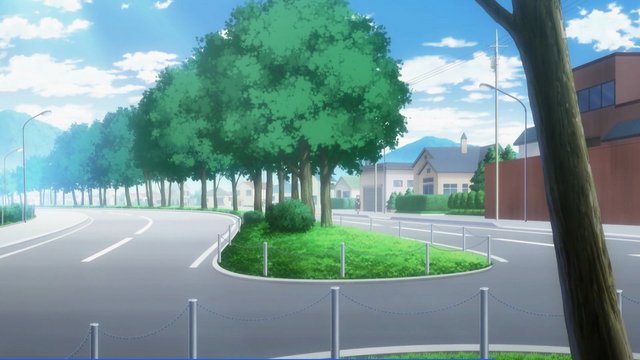 Street by the stadium
