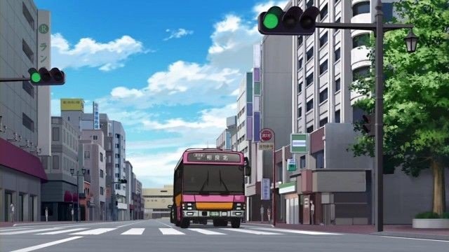 百貨店前の歩道交差点