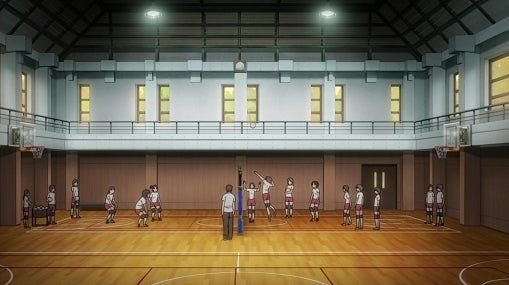 体育館と部活動