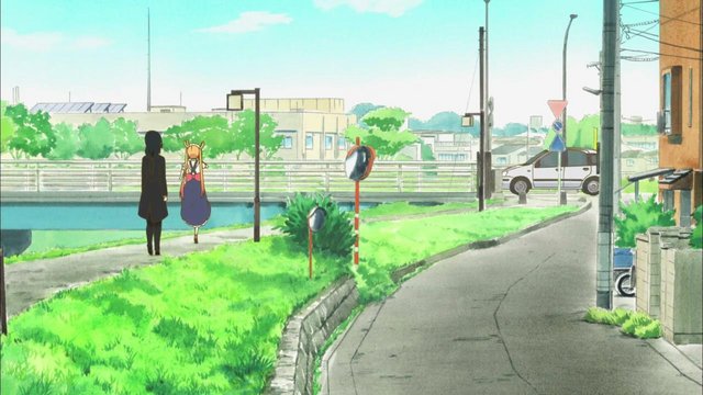 Riverbank along Arakawa