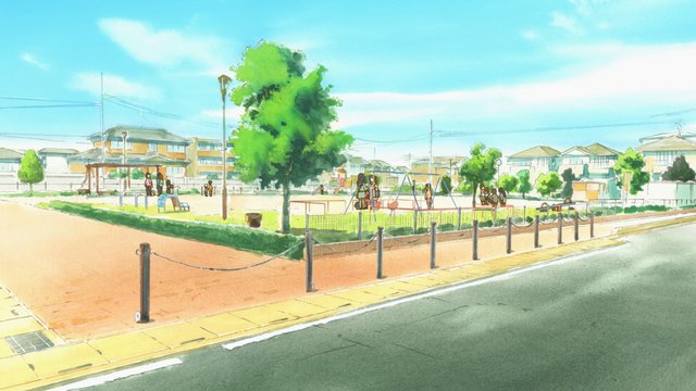 カンナが初めて訪れる地域の公園