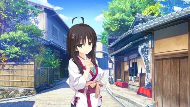 伝統的な街並みを登る石段