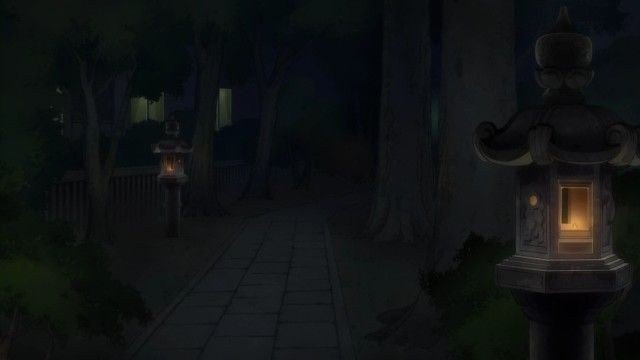 通往神社的石阶