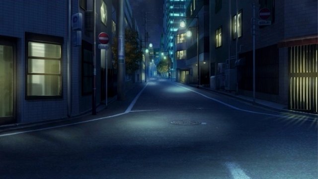 Evening Shopping Street