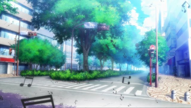 Crossroad after school