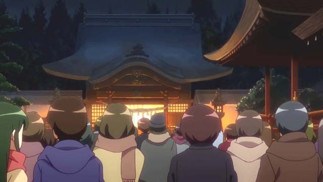 Gabriel and friends' New Year shrine visit