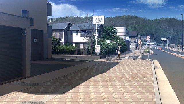 Scene on Takaike-dori