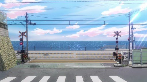 Coastal Railroad Crossing
