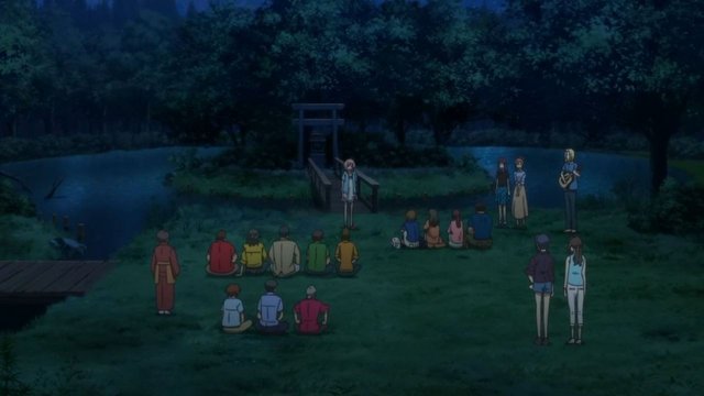 櫻ヶ池神社前の石段