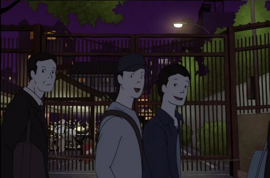先斗町公園から西を眺める鴨川