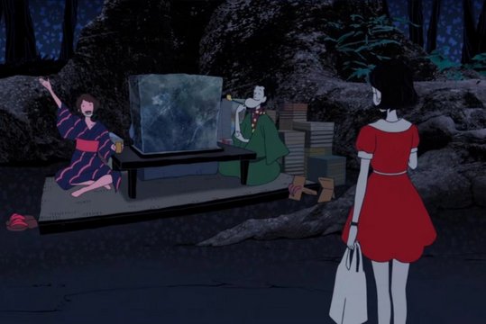 古书祭大树下的书摊