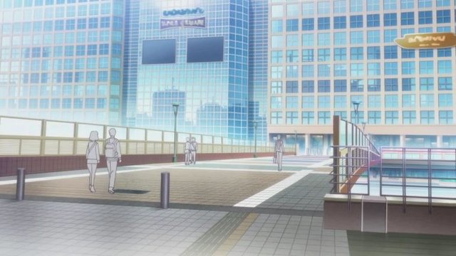 Episode 8 pedestrian bridge scene
