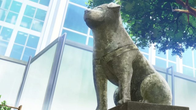 Waiting at the Hachiko Statue