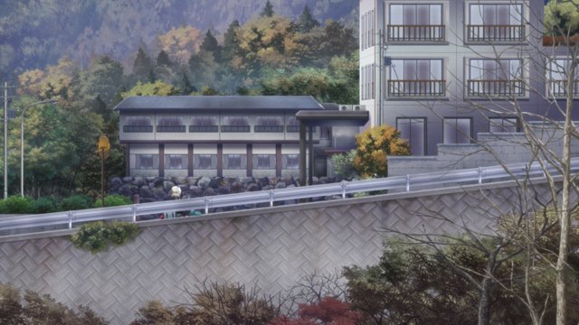 Episode 9 hot spring inn exterior