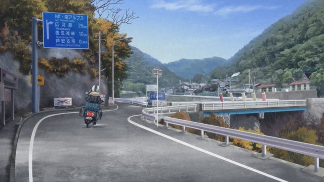 Riding on the prefectural road