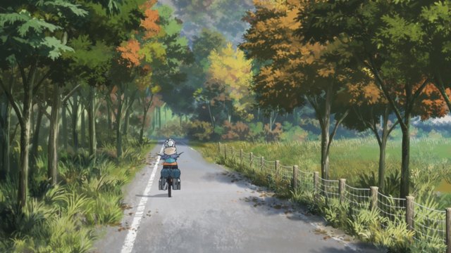 Nadeshiko's first arrival at the campground entrance