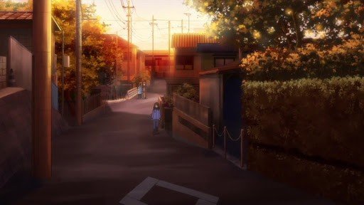 The bridge where Kotaro and Akane walk
