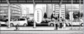 Taxi Stand in Front of Kyoto Station