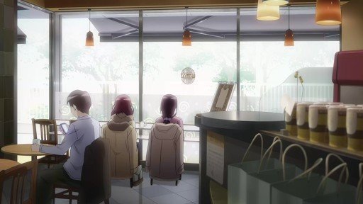 Window seat at the coffee shop
