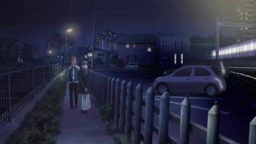 三共自動車学校付近