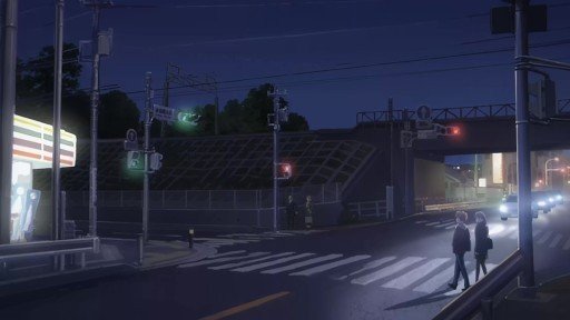 Zenkō Station Entrance Intersection
