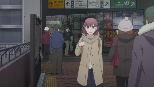 藤沢駅北口の通学シーン