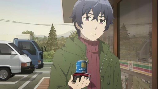 Interaction in front of a convenience store